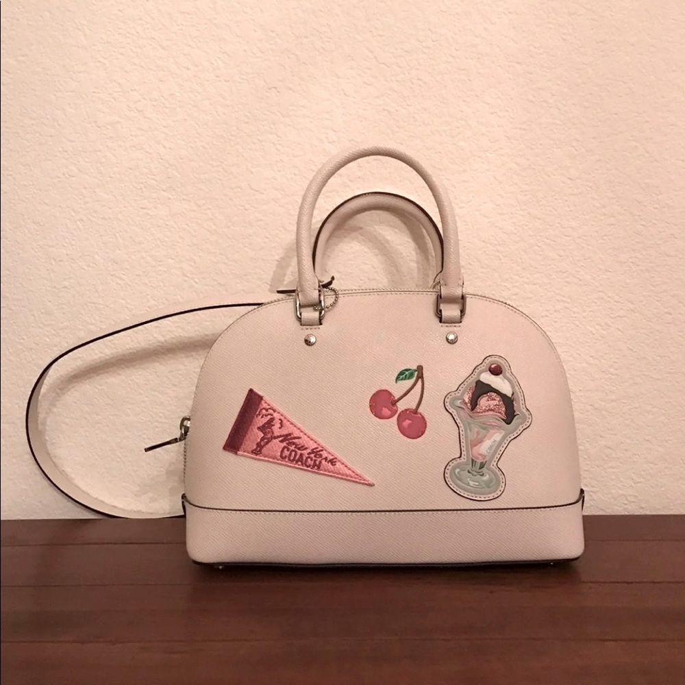 Coach Crossbody Purse with Cute Graphic Patches